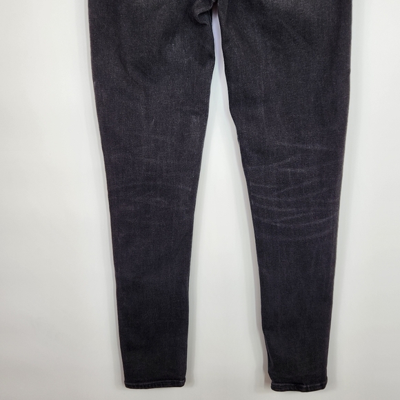 American Eagle Long Highest Rise Jegging Crop Next Level Stretch Black 6 Long - Picture 7 of 9